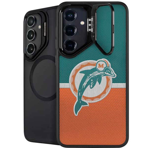 NFL Miami Dolphins Vintage Galaxy S24 FE Kickstand Case